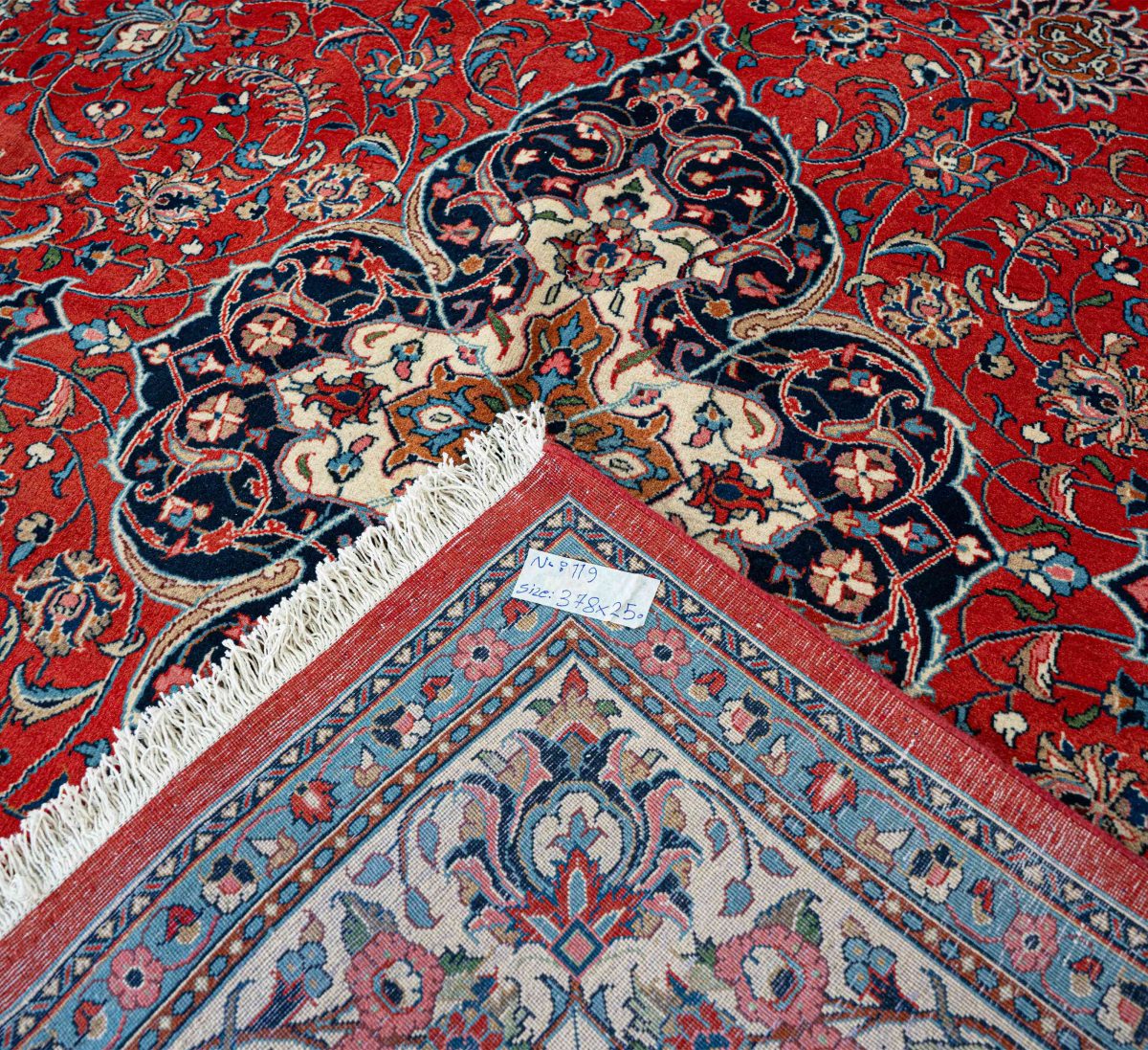 Hand Knotted Sarogh Rug - 378 × 250 cm - Image 6