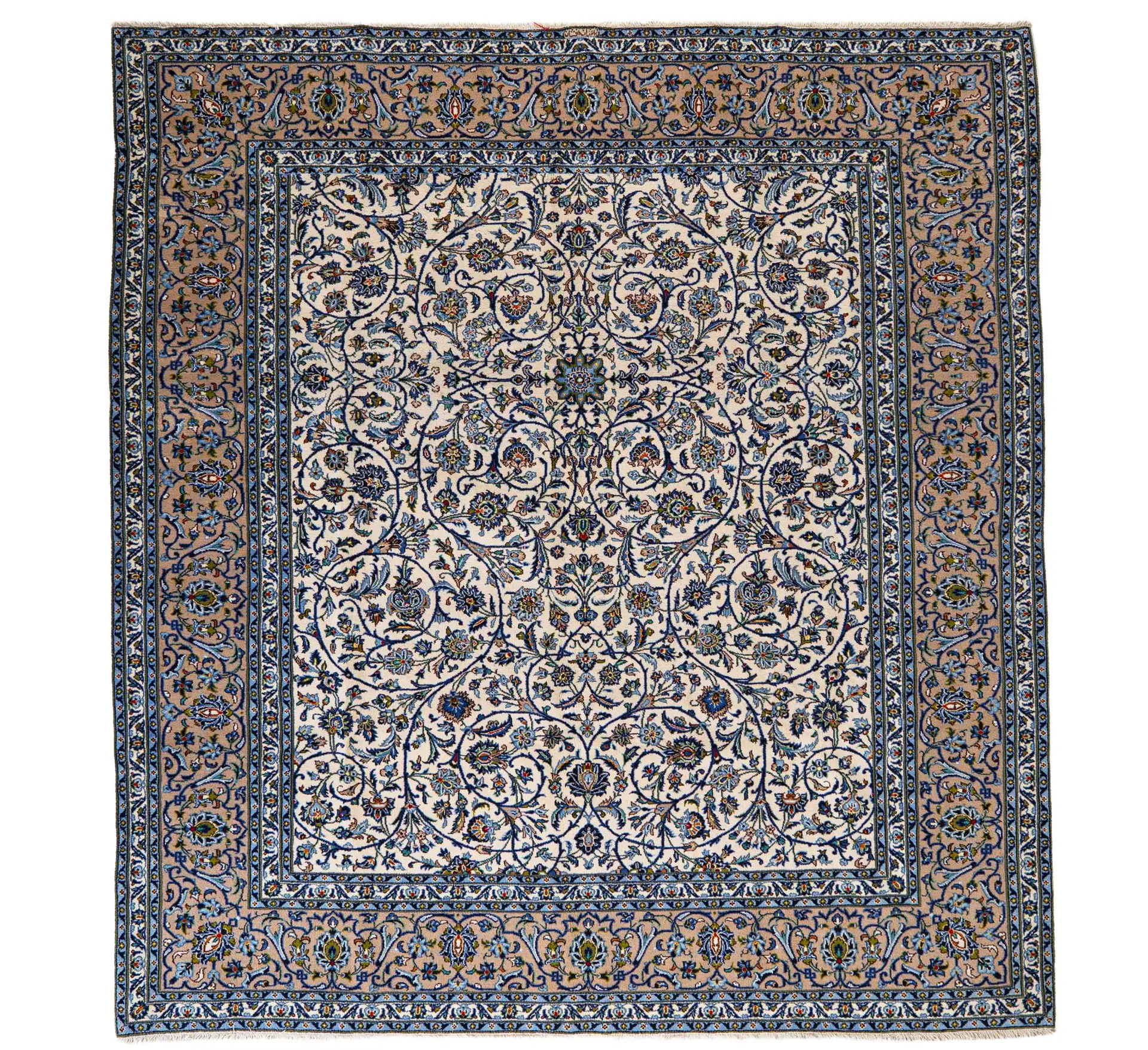 5 Hand Knotted Kashan Rug - 327 × 303 cm