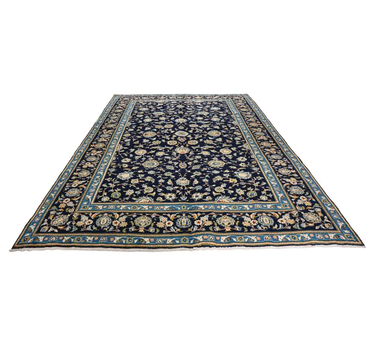Hand Knotted Kashan Rug - 359 × 243 cm - Image 6