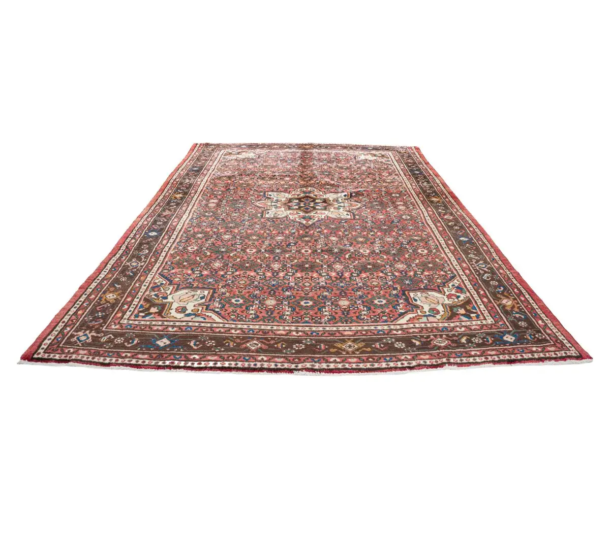 Hand Knotted Hossein Abad Rug - 303 × 210 cm - Image 6