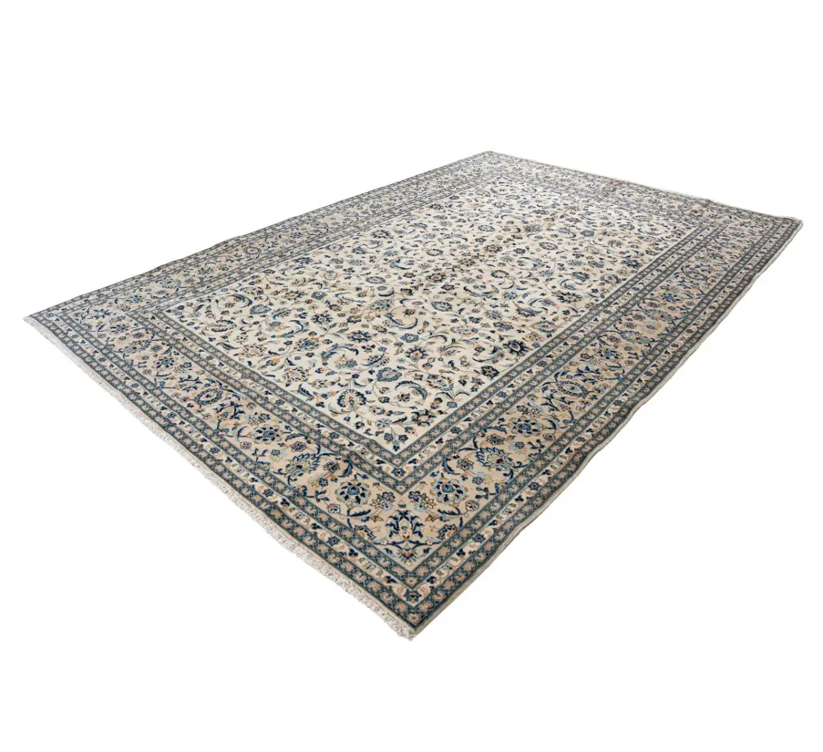 Hand Knotted Kashan Rug - 362 × 245 cm - Image 6