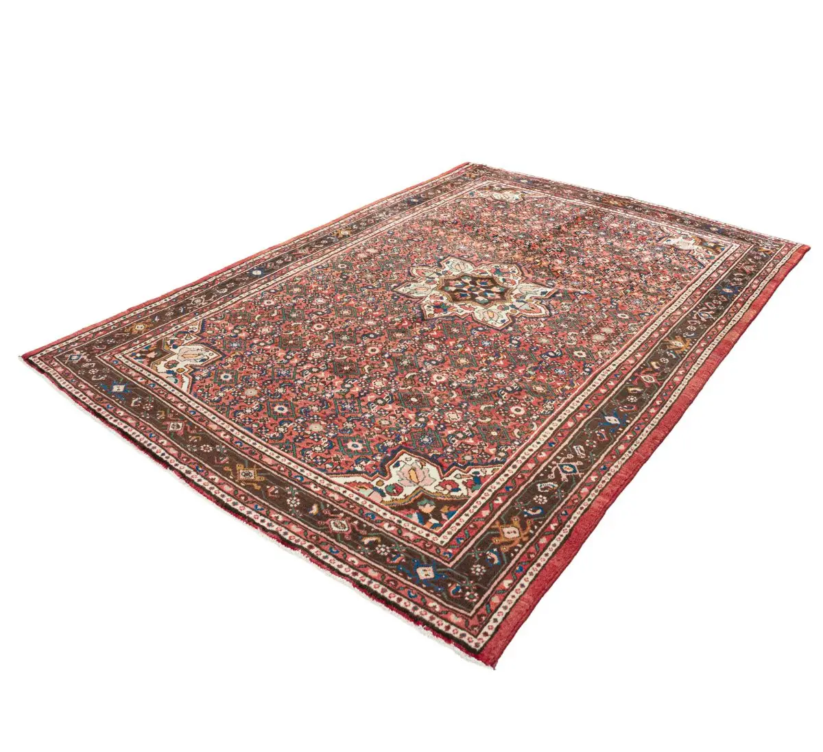 Hand Knotted Hossein Abad Rug - 303 × 210 cm - Image 7
