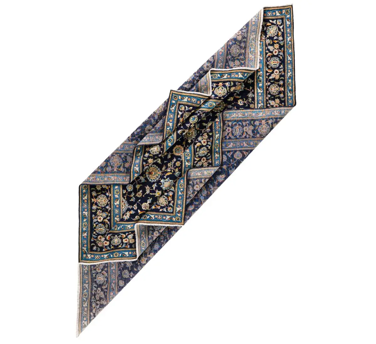 Hand Knotted Kashan Rug - 359 × 243 cm - Image 8