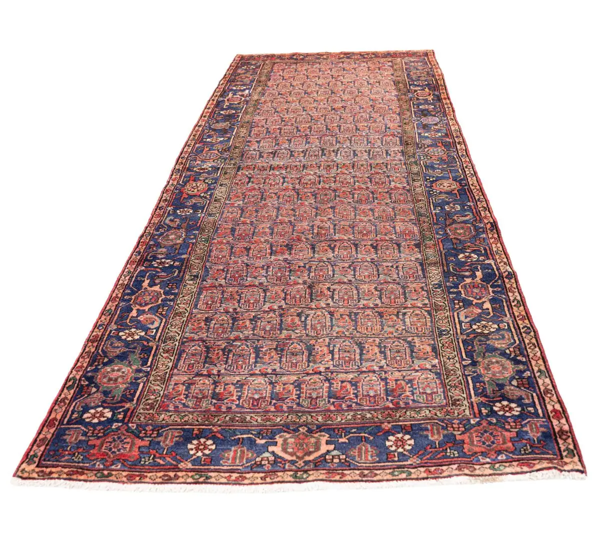 Hand Knotted Zanjan Rug - 373 × 136 cm - Image 7