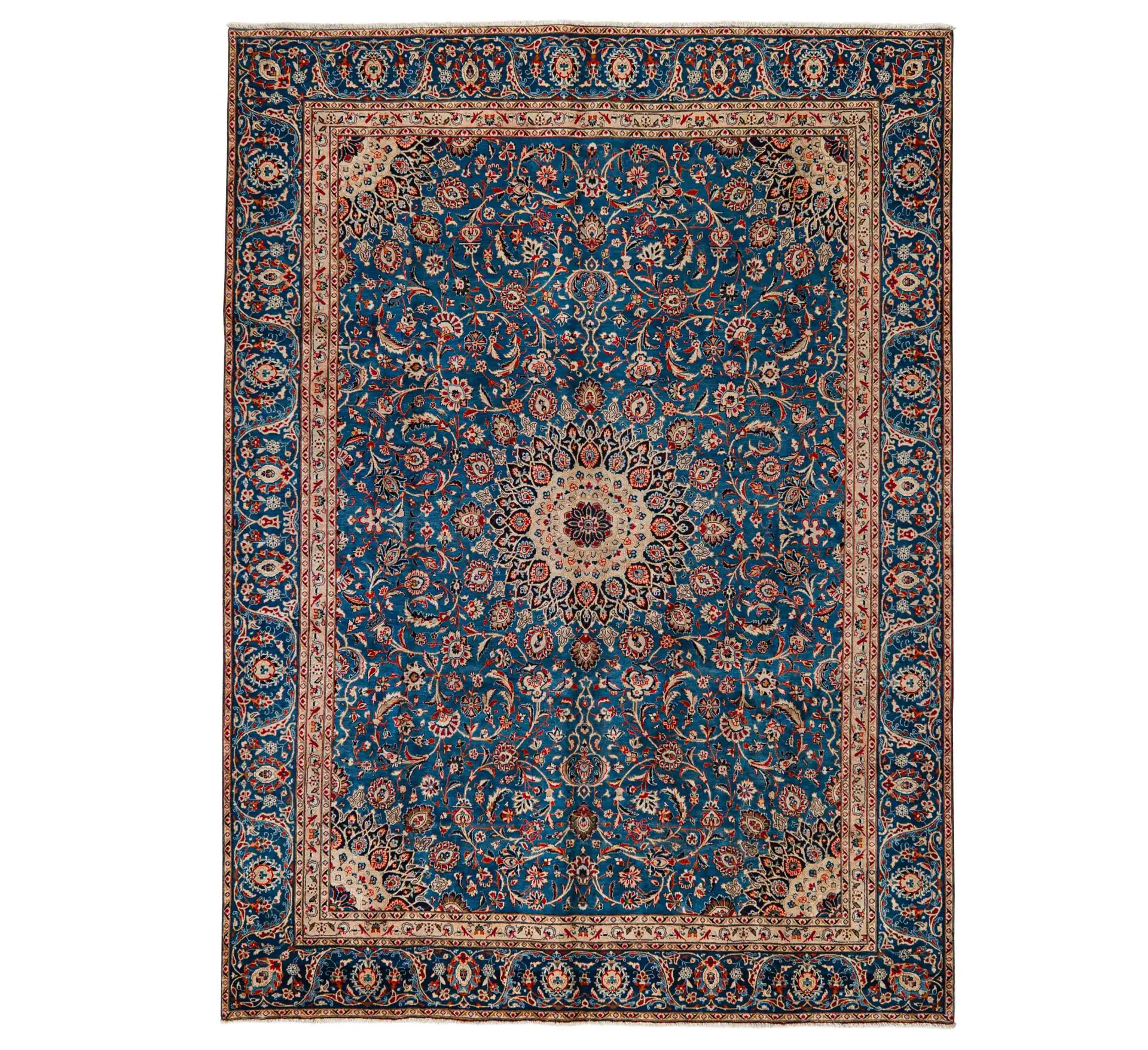 8 Hand Knotted Isfahan Rug