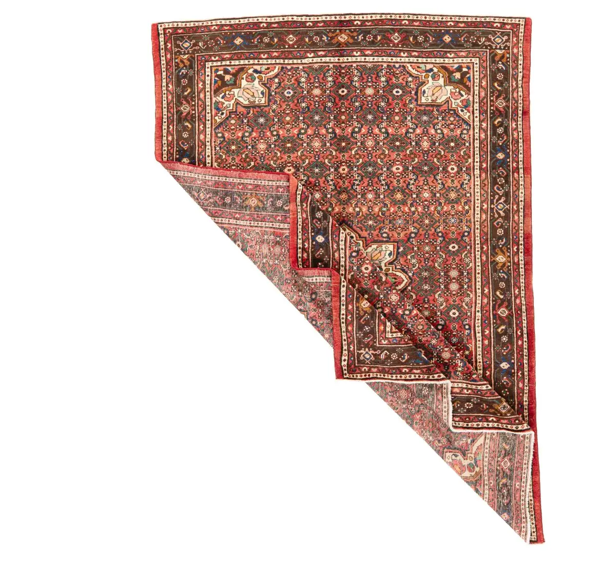Hand Knotted Hossein Abad Rug - 303 × 210 cm - Image 8