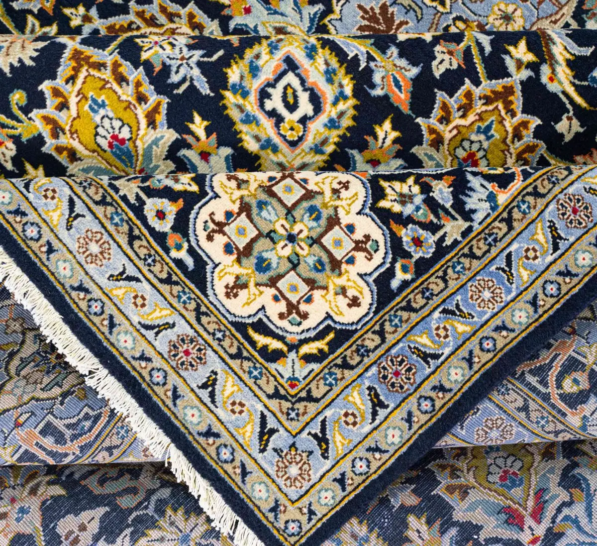 Hand Knotted Kashan Rug - 403 × 299 cm - Image 9