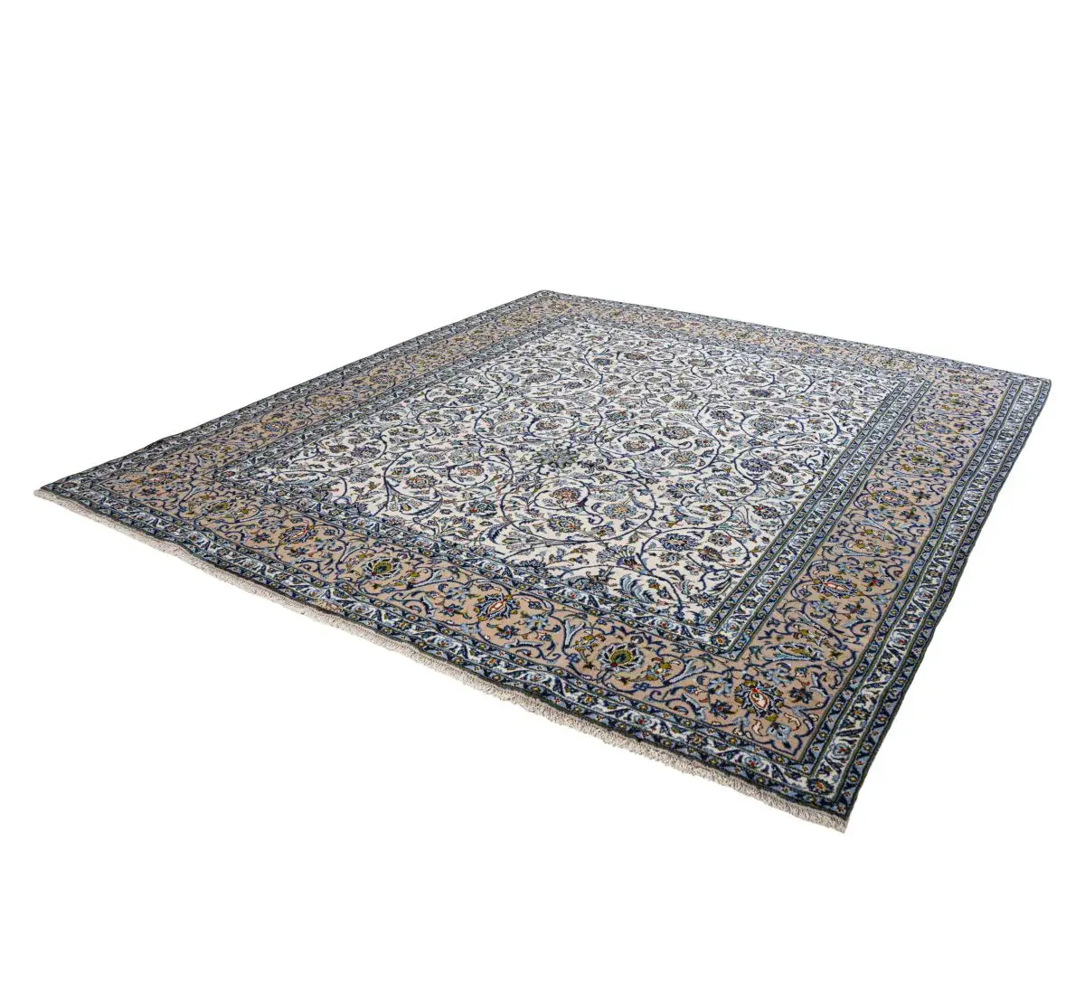 Hand Knotted Kashan Rug - 327 × 303 cm - Image 9