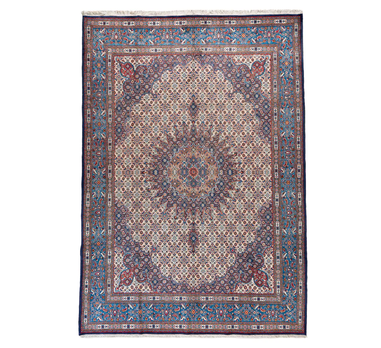 Untitled-1 Hand Knotted Mashhad Mood Rug - 375 × 263 cm