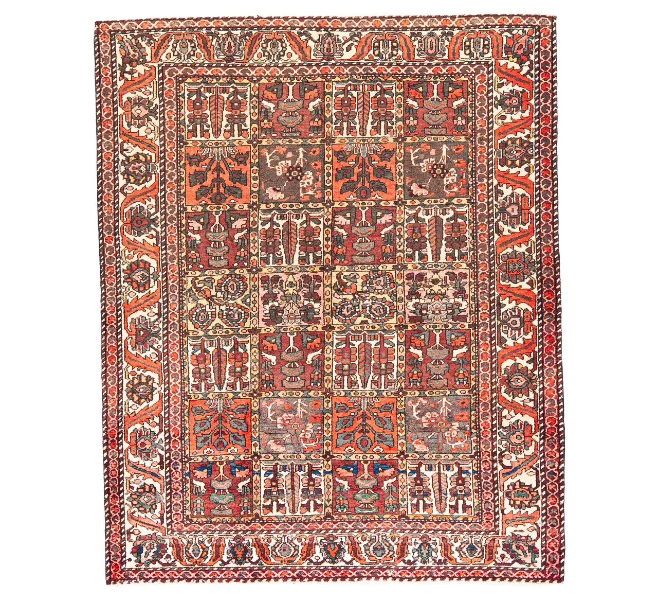 Untitled-1 Hand Knotted Bakhtiari Rug - 200 × 162 cm