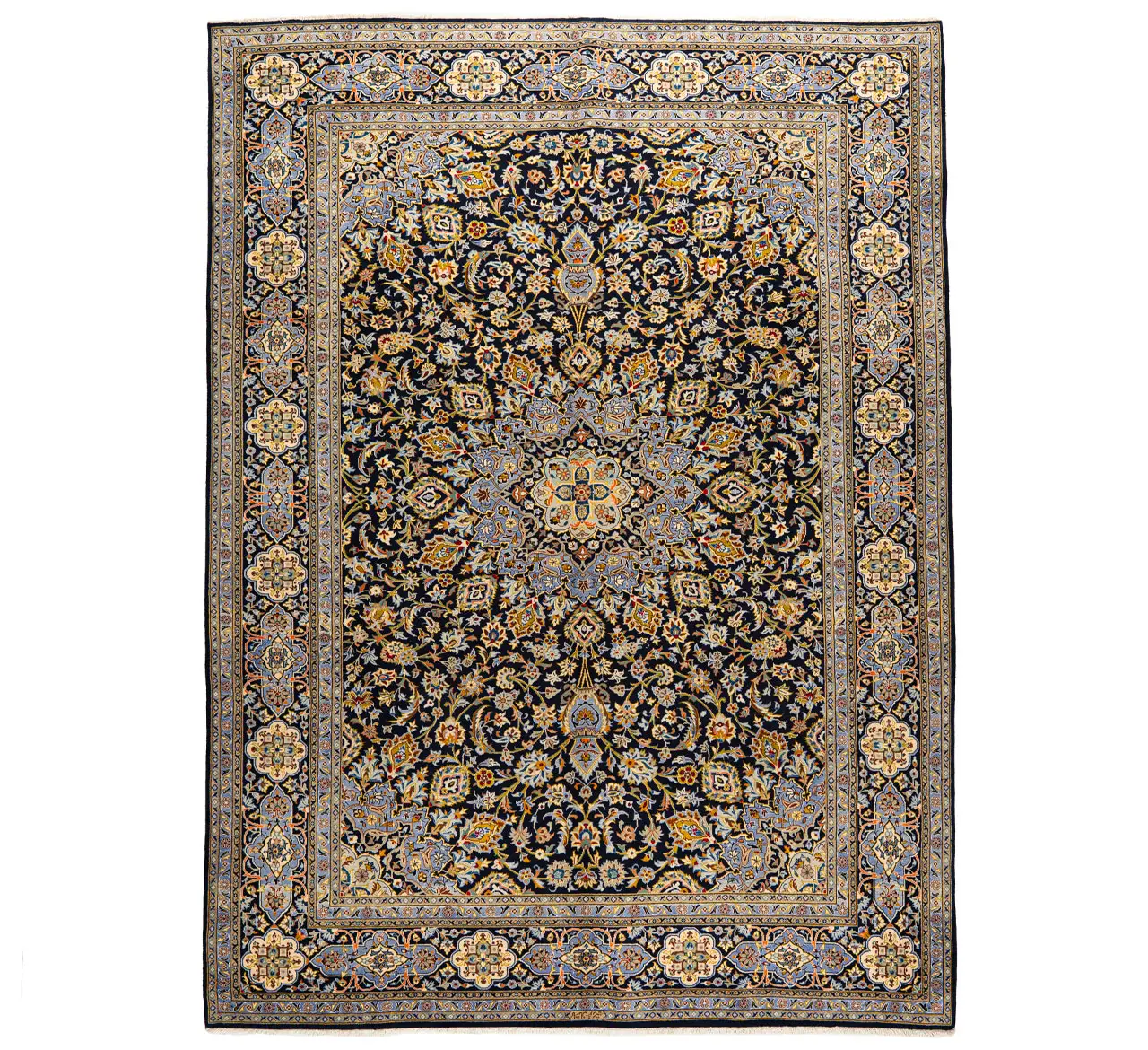 Untitled-1 Hand Knotted Kashan Rug - 403 × 299 cm