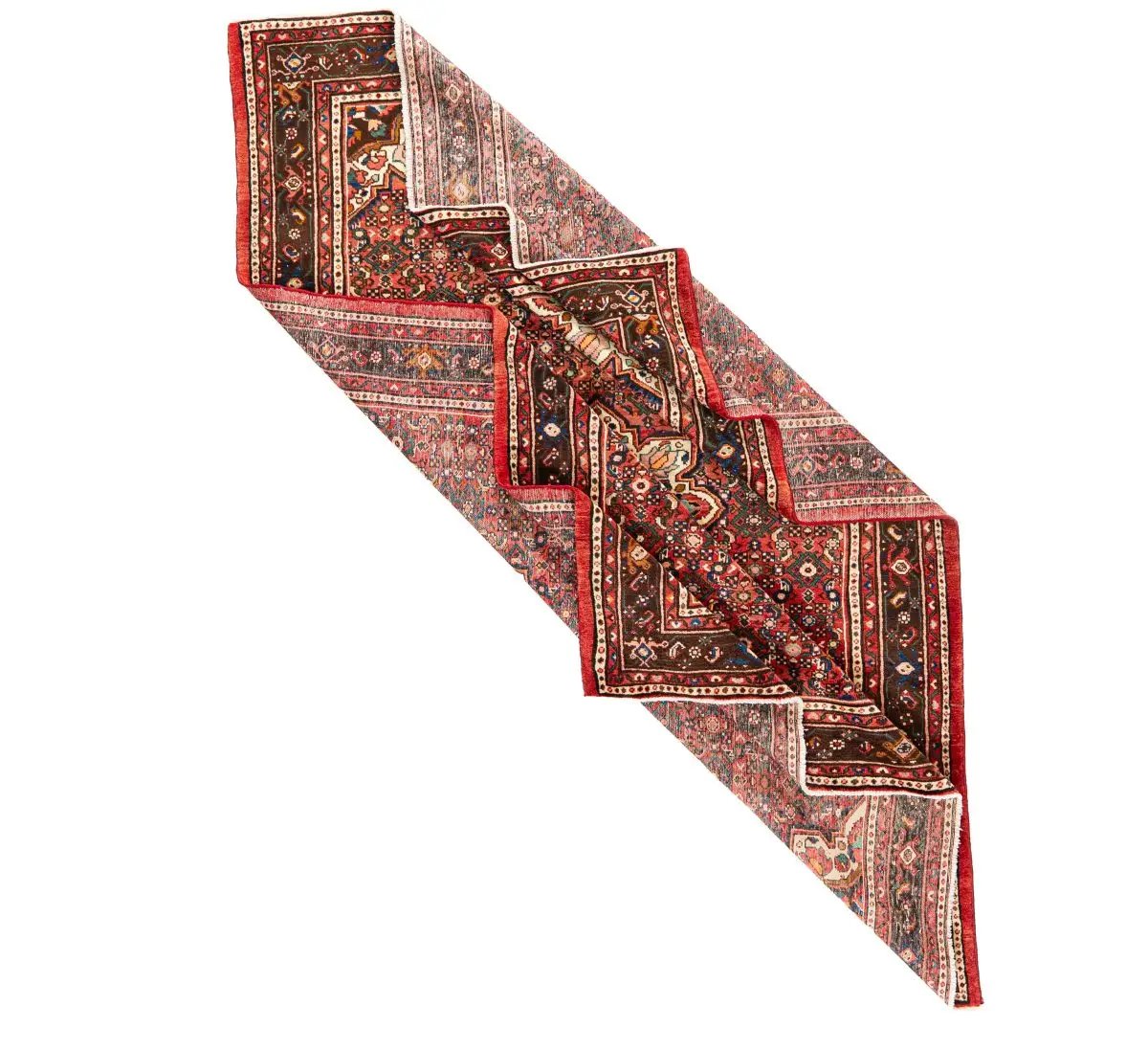 Hand Knotted Hossein Abad Rug - 303 × 210 cm - Image 9