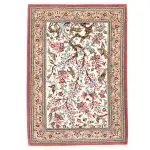 Hand Knotted Qom Rug - 120 × 87 cm
