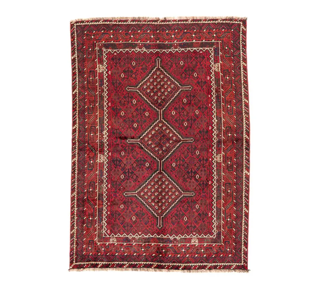 Hand Knotted Baluch Rug - 274 × 196 cm