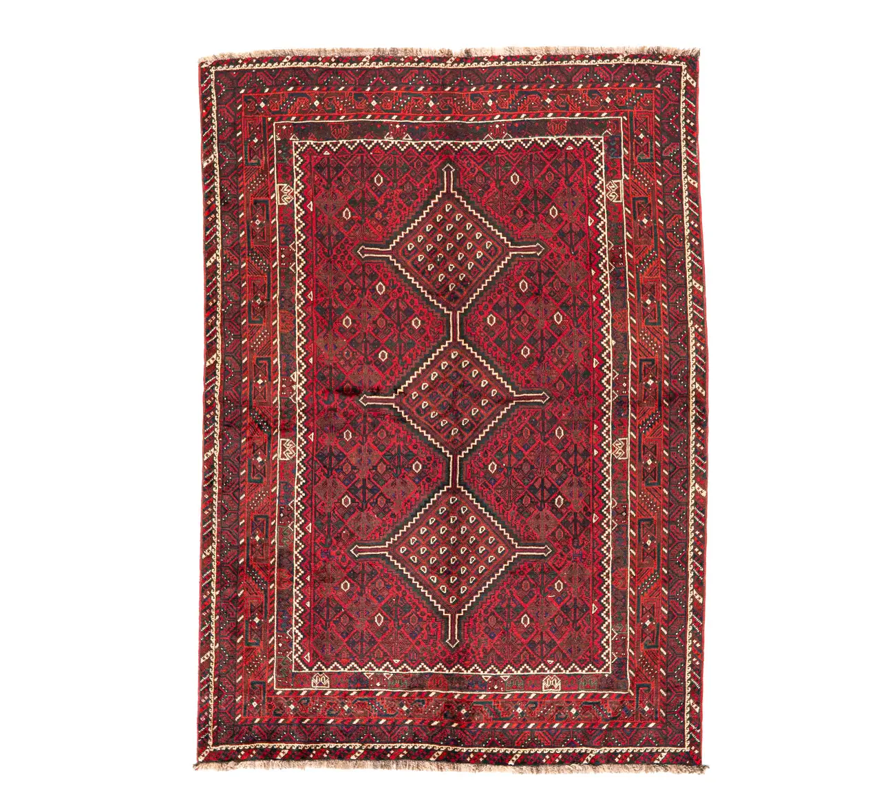 Hand Knotted Baluch Rug - 274 × 196 cm - Shirazi Rugs