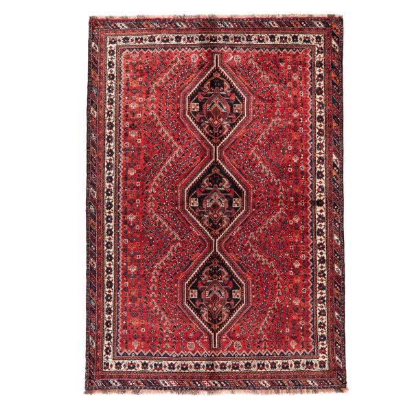 Hand Knotted Shiraz Rug - 302 × 209 cm
