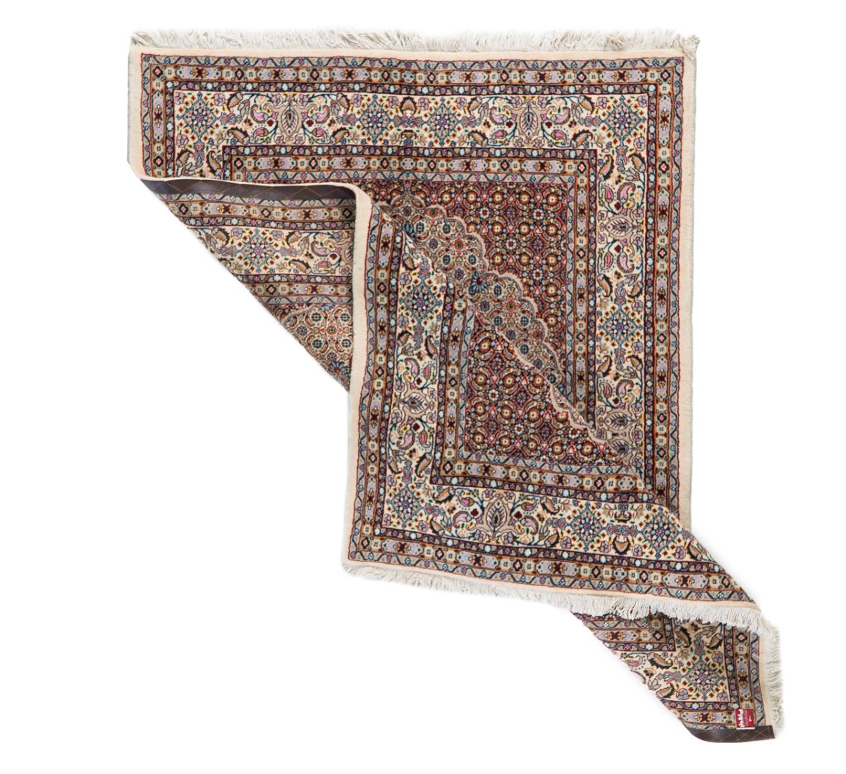 Hand Knotted Mashhad Rug - 198 × 145 cm - Image 3