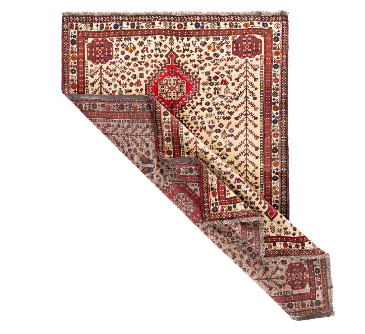 Hand Knotted Shiraz Rug - 293 × 194 cm - Image 3