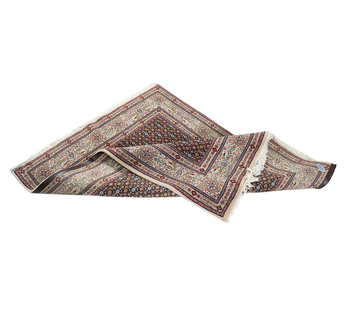 Hand Knotted Mashhad Rug - 196 × 145 cm - Image 3