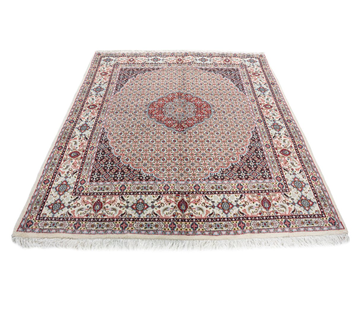 Hand Knotted Mashhad Rug - 154 × 148 cm - Image 2