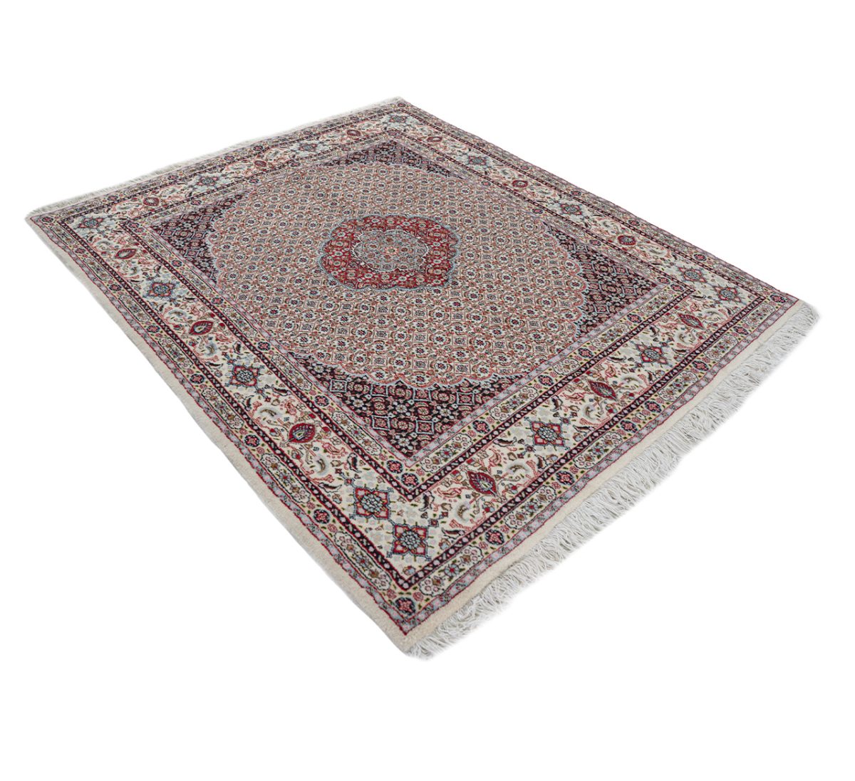 Hand Knotted Mashhad Rug - 154 × 148 cm - Image 4