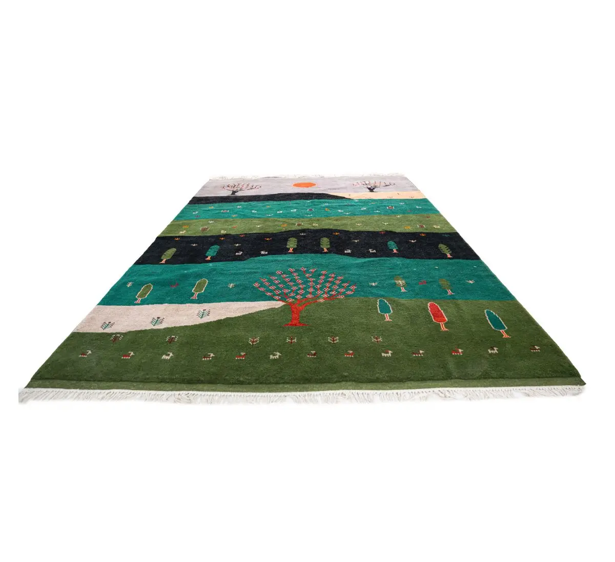 Hand Knotted Shiraz Rug - 300 × 205 cm - Image 5