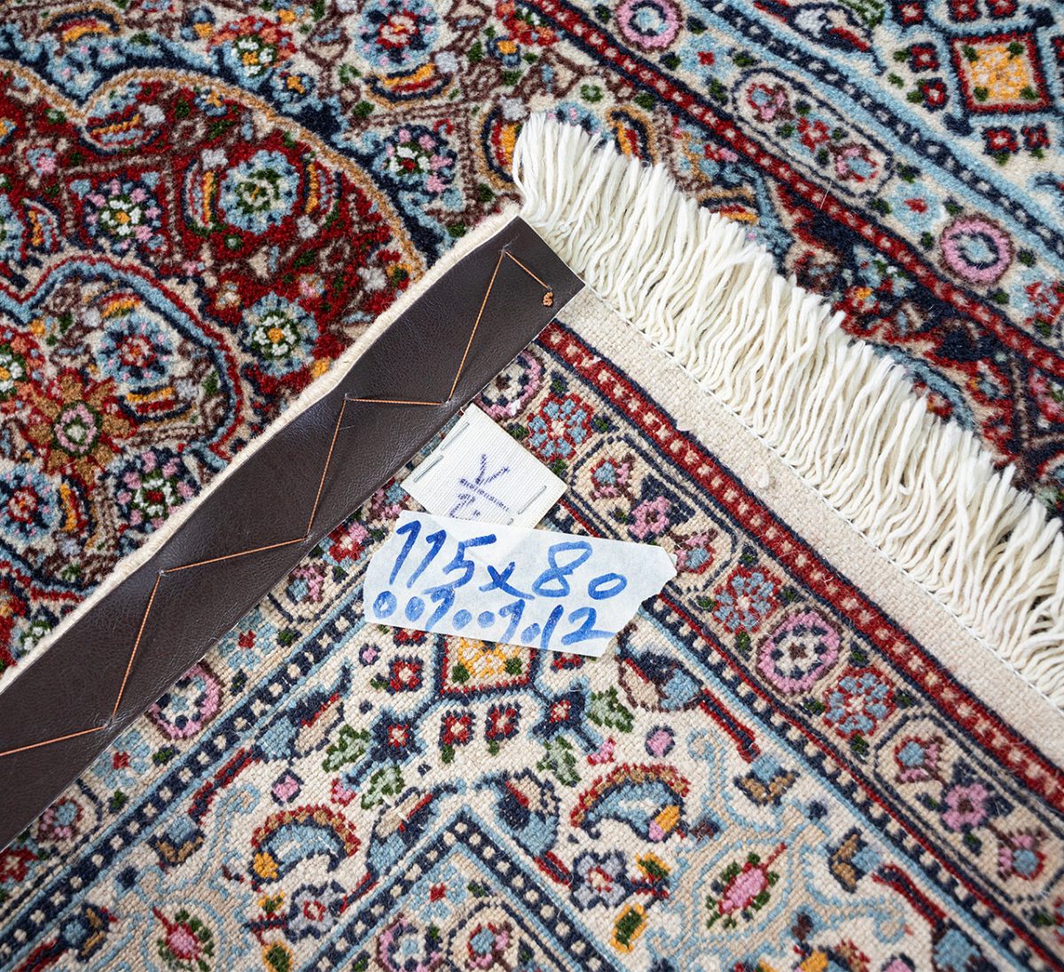 Hand Knotted Mashhad Rug - 115 × 80 cm - Image 4
