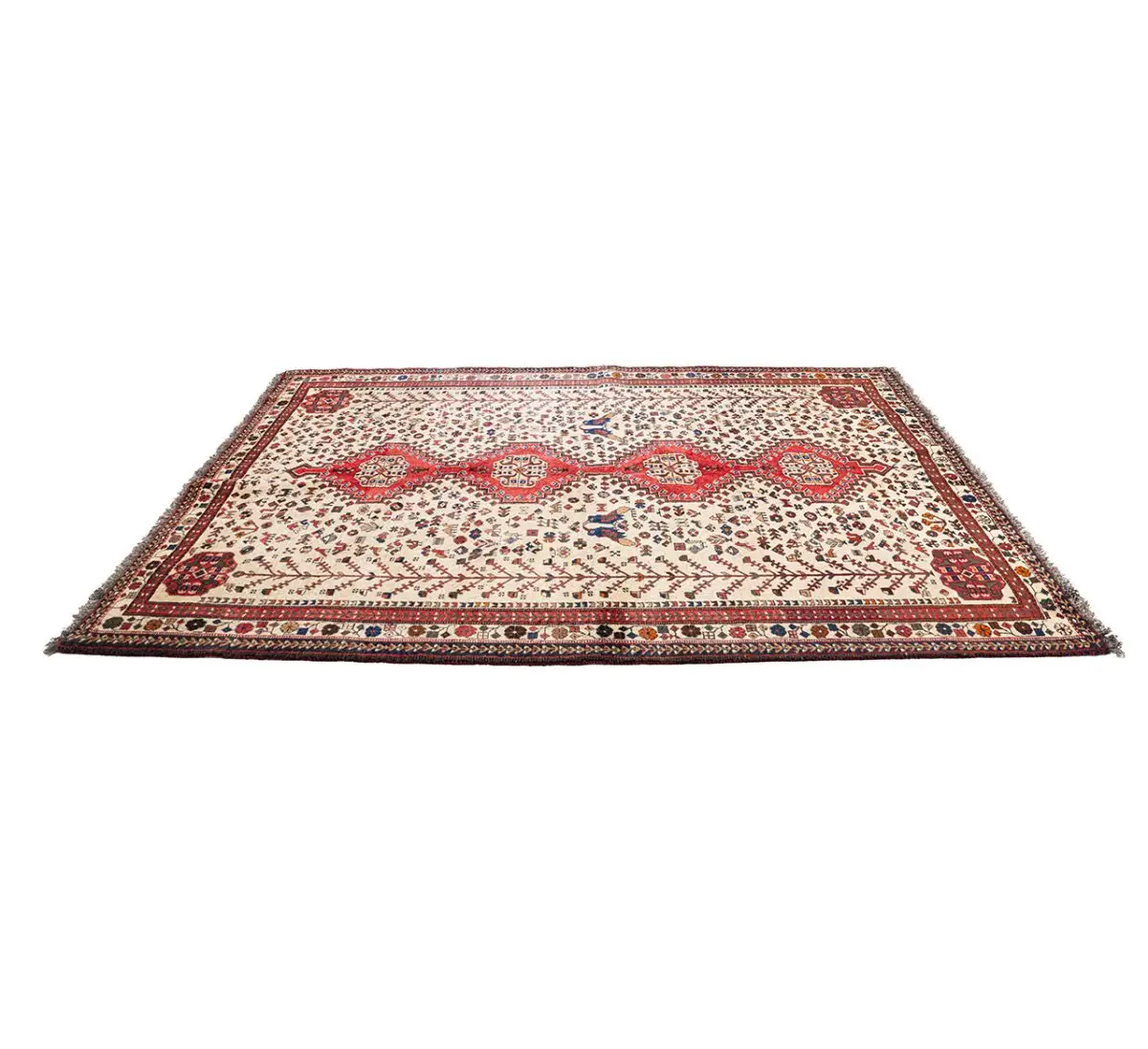Hand Knotted Shiraz Rug - 293 × 194 cm - Image 5