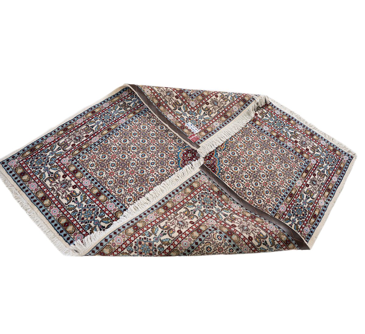 Hand Knotted Mashahd Rug - 154 × 148 cm - Image 6